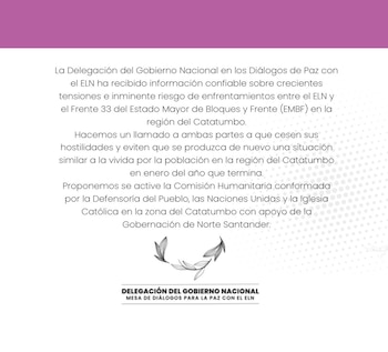 La suspensión de diálogos de
