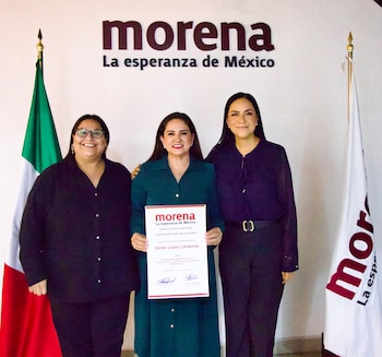 Dan candidatura a la presidencia municipal en Hermosillo, Sonora. (Morena)