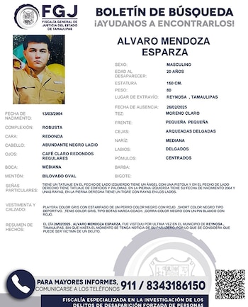 Ficha de búsqueda de Álvaro