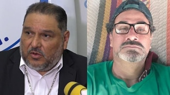 Los opositores nicaragüenses José Manuel