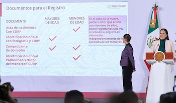 Identificación oficial, CURP y comprobante de domicilio son documentos necesarios para el registro de la credencial, en el caso de personas mayores de edad. (Imagen: Gobierno de México).
