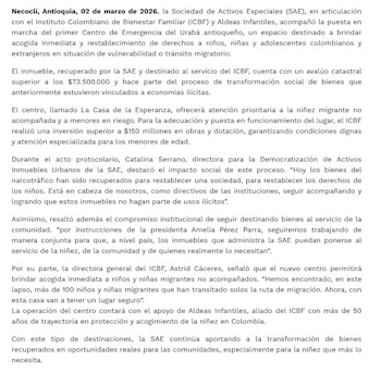 La SAE confirmó que la