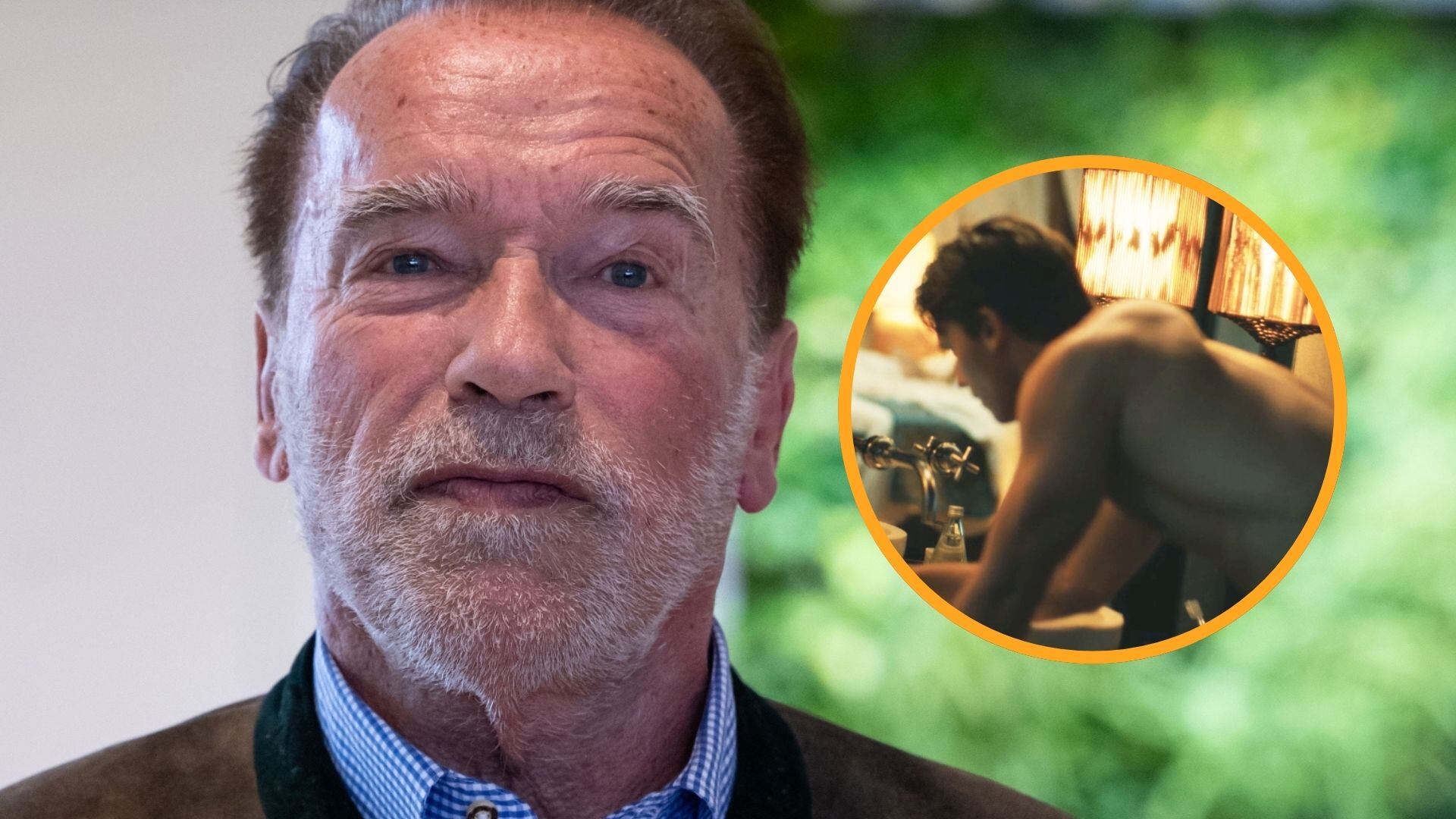 La icónica escena de desnudo de Patrick sorprendió incluso a su padre, quien vivió algo similar en los años 80 (SOCIEDAD INTERNACIONAL/ captura HBO Max)