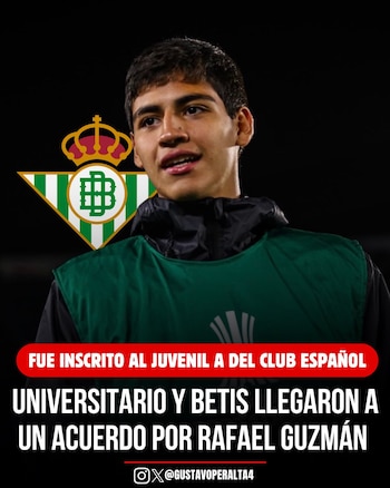 Rafael Guzmán dejará Universitario y