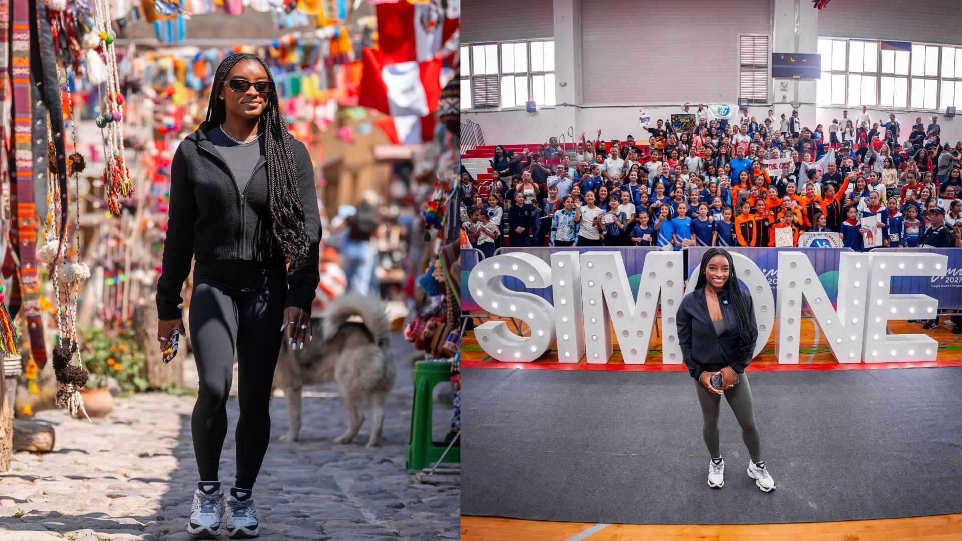 Simone Biles se despidió de Perú con emotiva publicación donde destacó la comida, su paso por Cusco y Lima