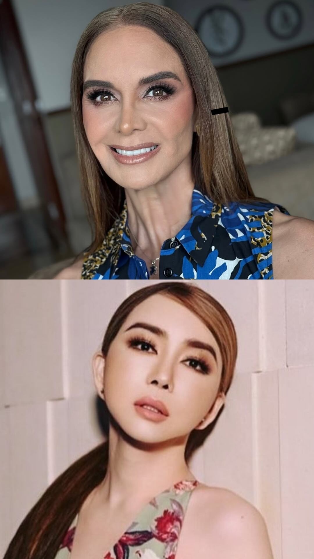 La adquisición de Miss Universo por la empresaria trans Anne Jakkaphong Jakrajutatip marcó el fin de Jones en la organización. (@lupjones, @annejkn.official, Instagram)