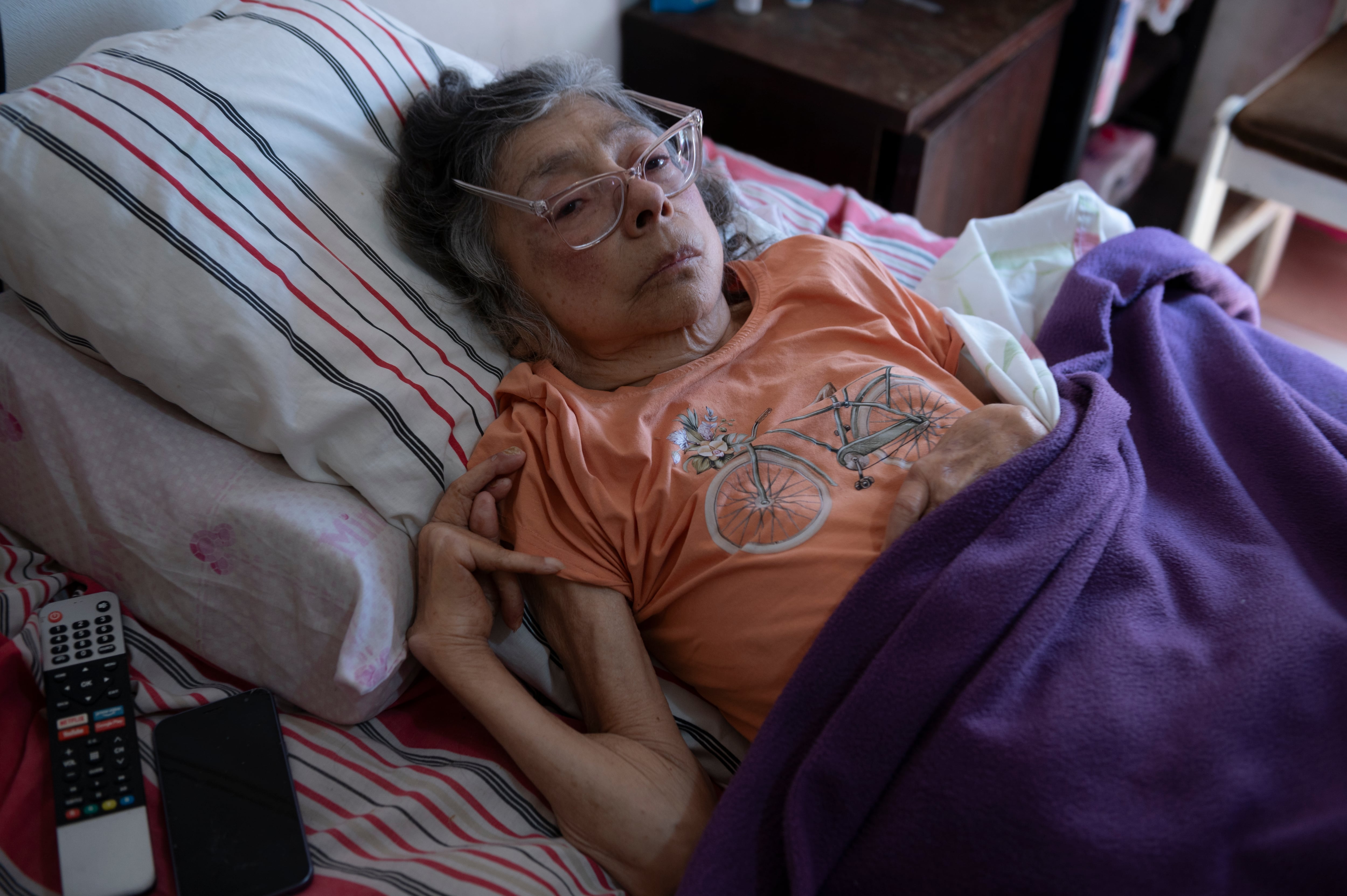 María del Carmen Ludueña murió a la espera de que la justicia bonaerense autorizara su eutanasia. Pasó siete años postrada. Foto: Gastón Taylor