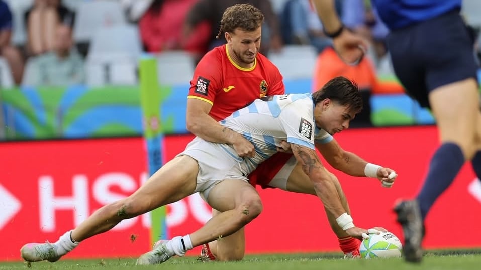 Marcos Moneta, una de las figuras del equipo argentino
