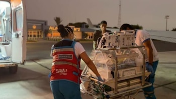 Evacuación aeromédica salvó a bebé