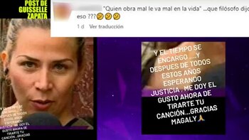 Giselle Zapata se pronunció en