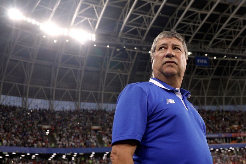 Bolillo Gómez se quejó el arbitraje del canadiense Drew Fischer en la derrota ante Panamá-crédito Ricardo Moraes/REUTERS