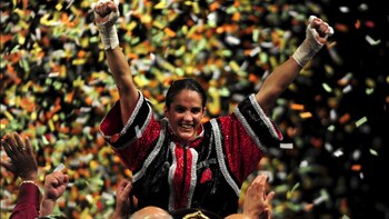 La exboxeadora Kina Malpartida no