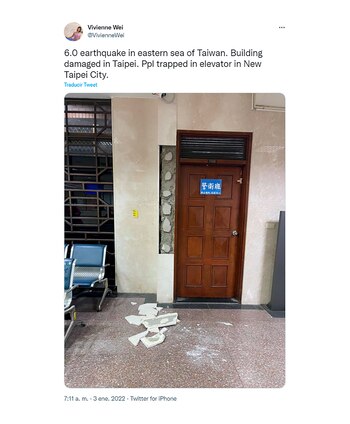 El tweet de la periodista