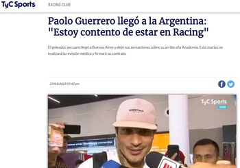 TyC Sports resaltó el entusiamo
