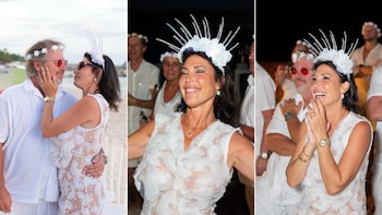 Celina Rucci celebró sus 50 años con una fiesta frente al mar en el Caribe: "Viví un verdadero sueño despierta"