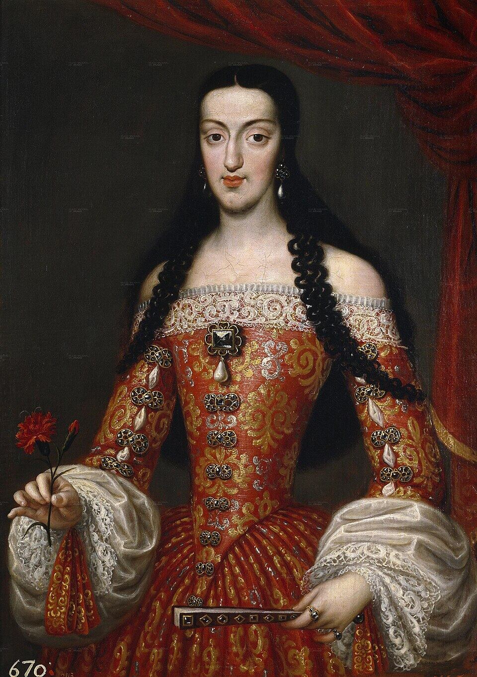 Retrato de María Luisa de Orleans, reina de España, por José García Hidalgo (c. 1679) (Wikimedia)