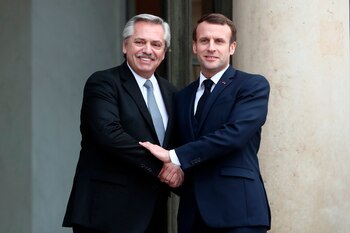 En la imagen, el presidente