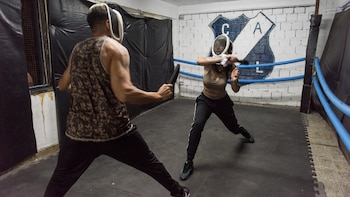 Diego y Melina en un