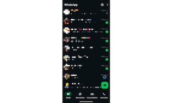 El punto verde indica cuando