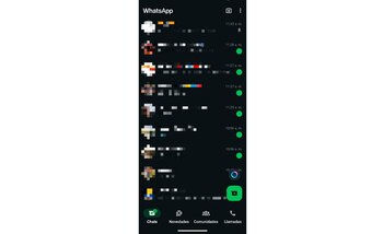 El punto verde indica cuando