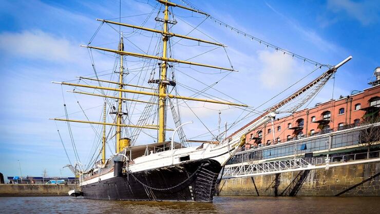 La corbeta Uruguay, protagonista de esta historia, hoy es museo (Argentina.gob.ar)