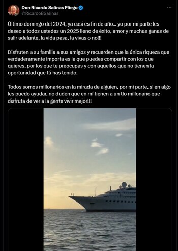 El empresario así se despidió