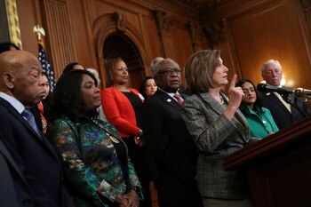 Nancy Pelosi, líder demócrata en