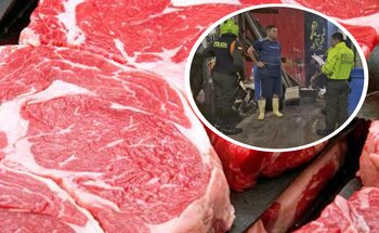 Carne incautada en Barranquilla