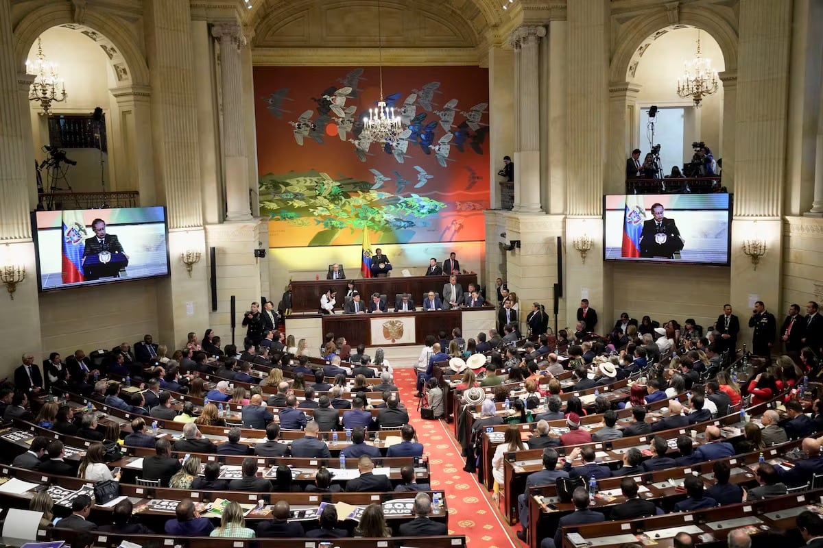 Congreso de la República de Colombia - crédito Iván Valencia/AP