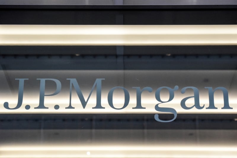 Se ve un logotipo de J.P.Morgan en la ciudad de Nueva York, Estados Unidos, 10 de enero de 2017. REUTERS / Stephanie Keith / Foto de archivo