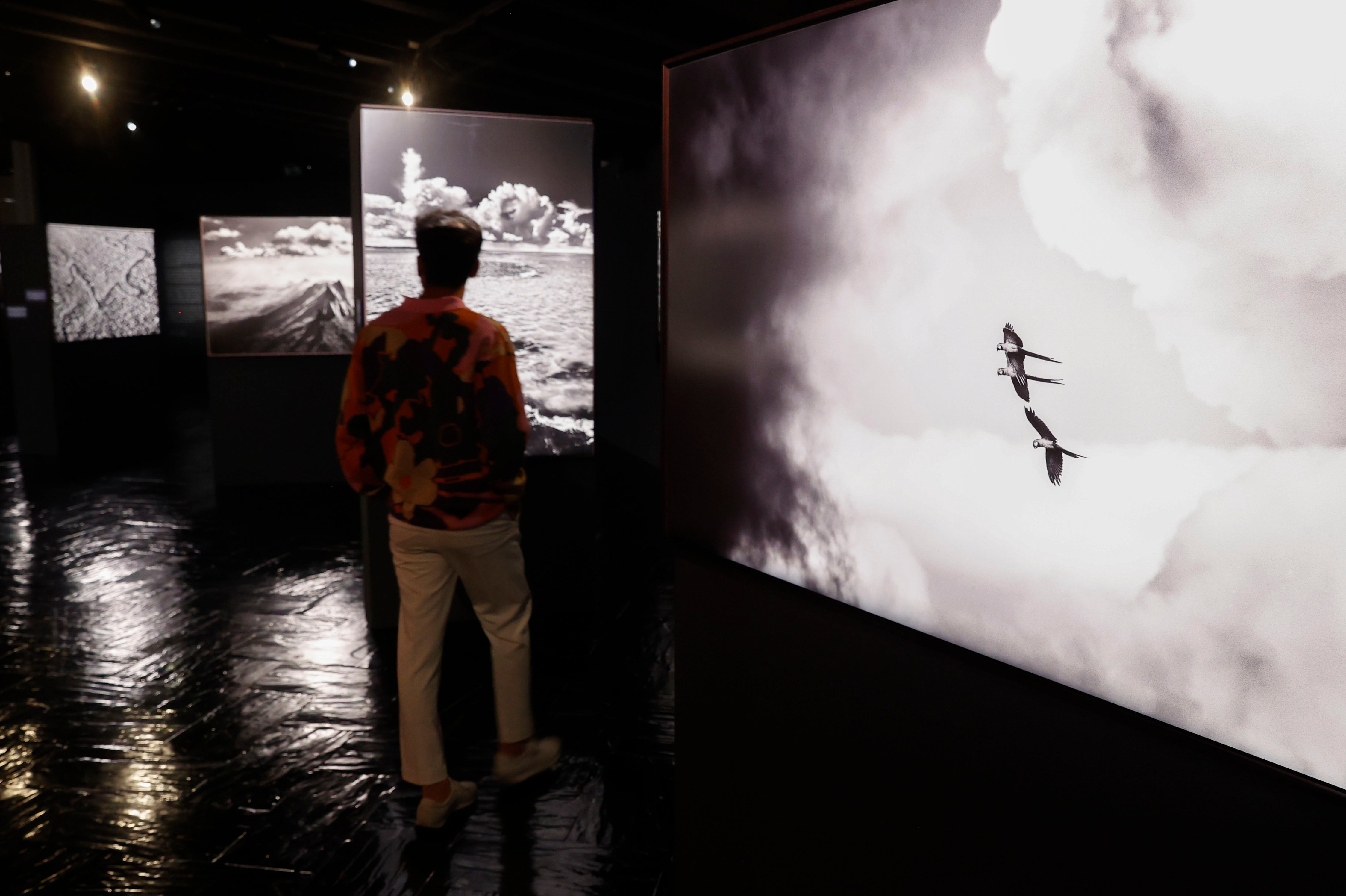 Exposición en el Teatro Fernán Gómez. (EFE/ Juan Carlos Hidalgo)