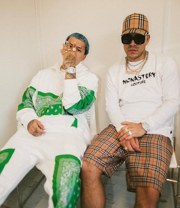 En mayo de 2023, Ryan Castro respondió a las indirectas de Blessd con versos en redes sociales: “Tengo mi flow en el cielo, llamando la atención sin pintarnos el pelo” - crédito Blessd / Instagram