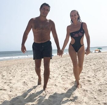 Guillermo Andino y su mujer