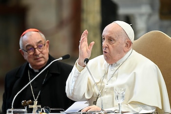 El papa Francisco, este sábado en el Vaticano. EFE/EPA/VATICAN MEDIA HANDOUT HANDOUT EDITORIAL USE ONLY/NO SALES HANDOUT EDITORIAL USE ONLY/NO SALES