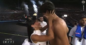 Aitana y Plex en 'La Velada VI' (LA VELADA).