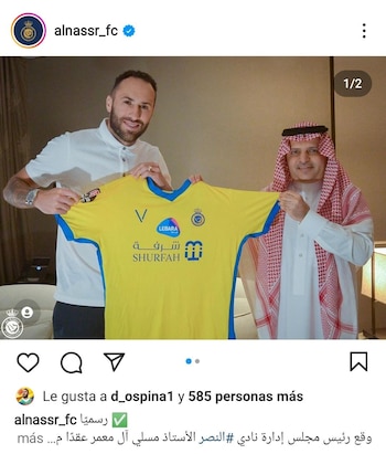 El portero de 33 años