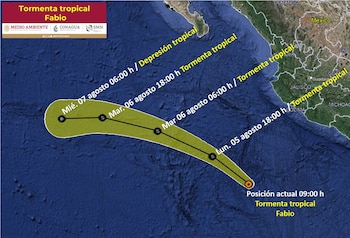 Esta es la posible trayectoria