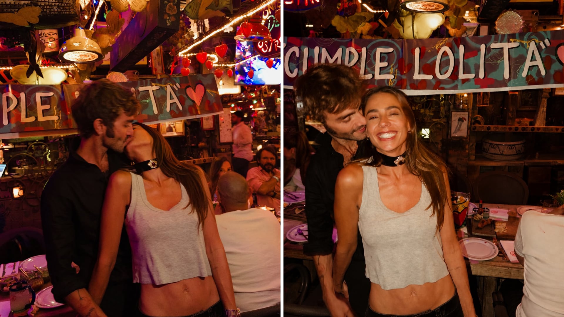 Carla Giraldo estuvo acompañada durante la celebración por su novio, Roberto Asís - crédito @carlagiraldo/Instagram