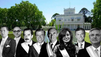 Perón, Frondizi, Alfonsín, Menem, De