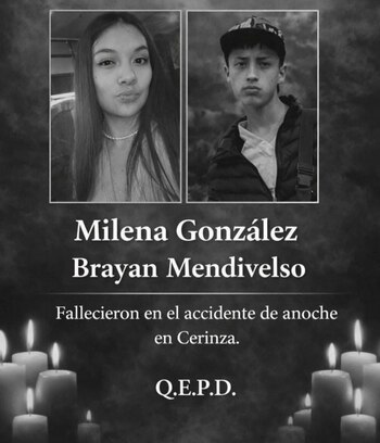 Milena González, de 27 años,