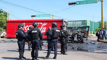 Elementos de seguridad en Sinaloa