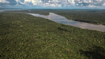 Fotografía aérea tomada con un
