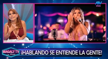 Magaly revela encuentro con Yahaira Plasencia tras demanda y cuenta qué hablaron: “Conversar civilizadamente”. Captura: Magaly TV La Firme.