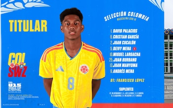 Los "Cafeteros" volverán a jugar el 25 de octubre de 2026 ante Samoa-crédito Federación Colombiana de Fútbol