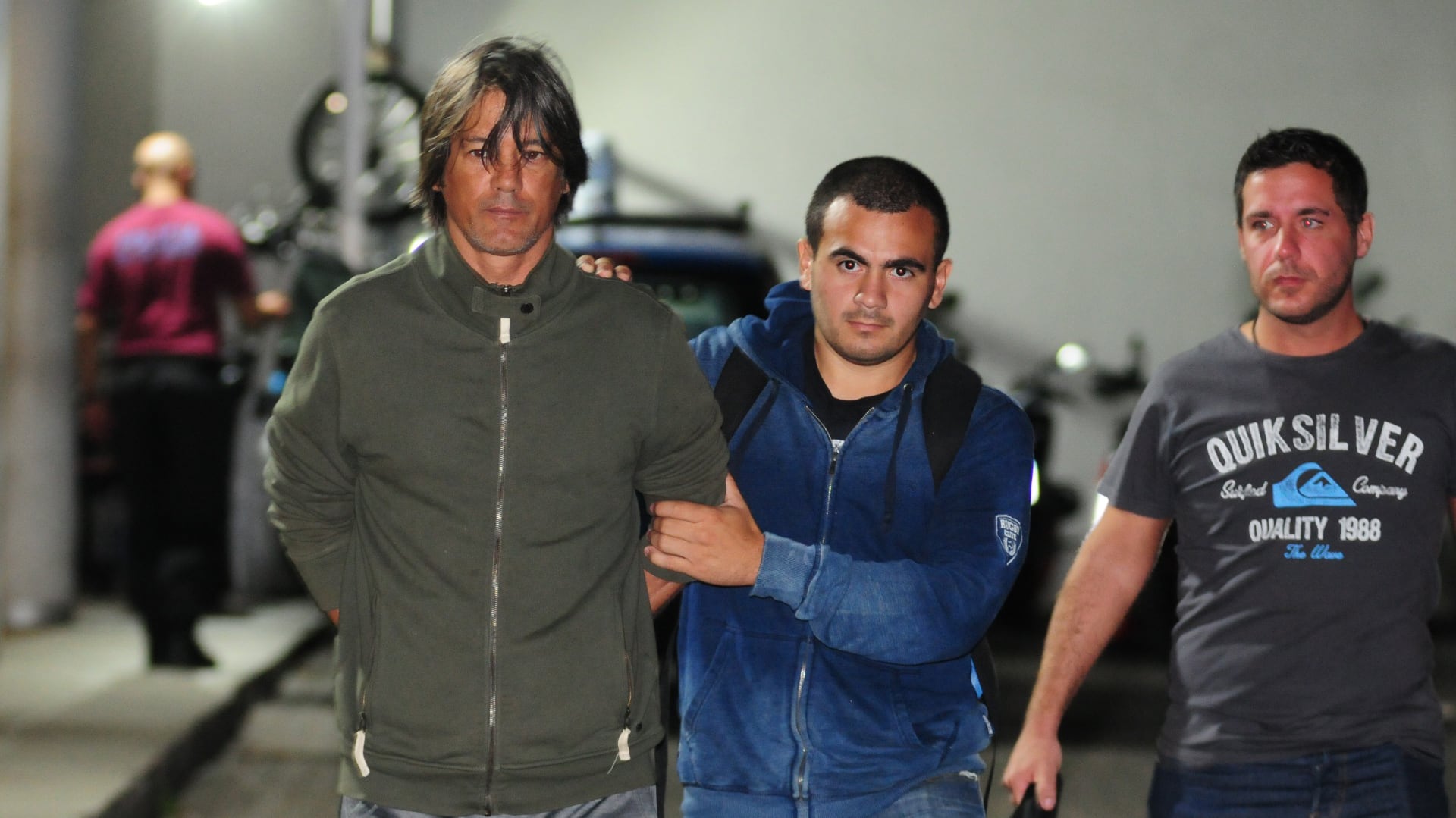 2018: Enrique Blaksley tras ser detenido por la Policía de la Ciudad (Maximiliano Luna)