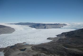 Glaciar en Groenlandia el 8