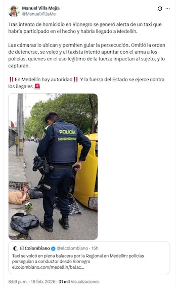 Manuel Villa Mejía, secretario de