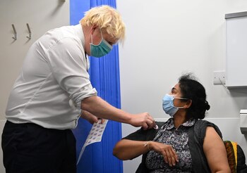 El primer ministro Boris Johnson