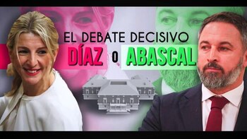 Yolanda Díaz y Santiago Abascal.