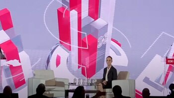 La virtual presidenta electa anunció